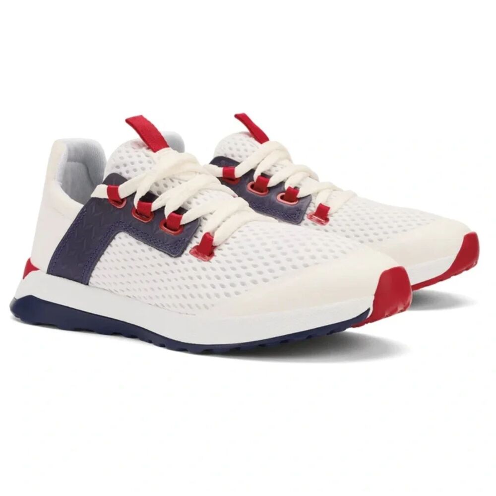 Olukai Wailuku Athletic Shoe - White/Red/Navy 9.5